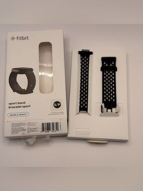 Fitbit OEM Replacement Band, Black, Versa 3/4, Sense/2, S/P